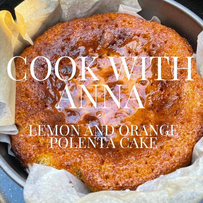 COOK WITH ANNA - LEMON AND ORANGE POLENTA CAKE