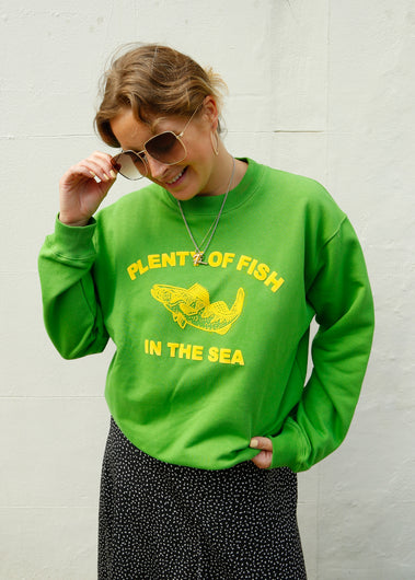 RA Louisfish Sweatshirt in Green