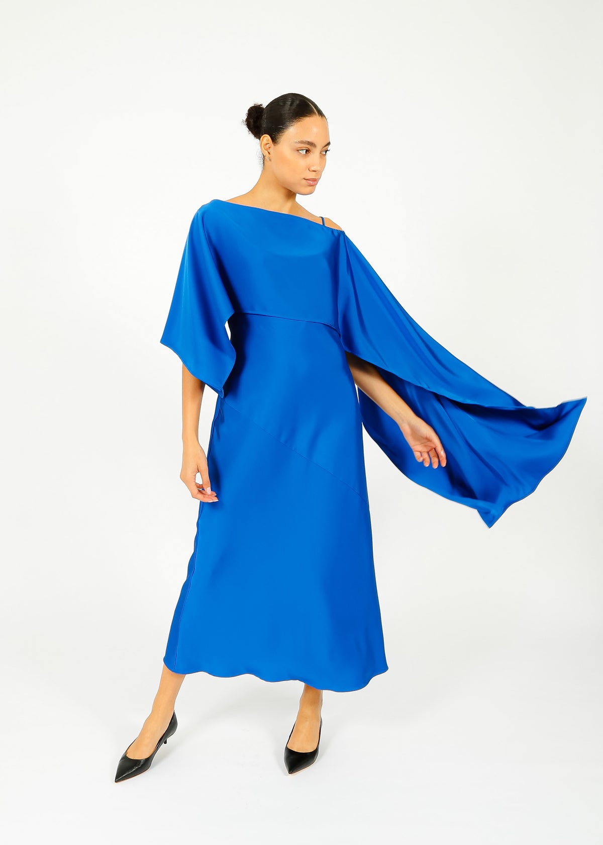 MM Micron Dress in Cornflower Blue