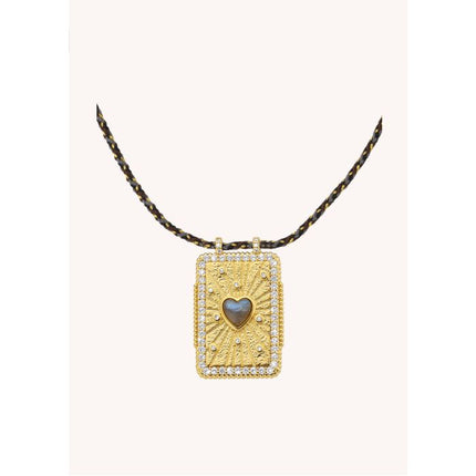MYA BAY Bohemian Stone Heart Necklace