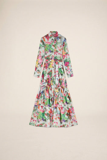 GG Dalma Tropical Print Dress in Multi