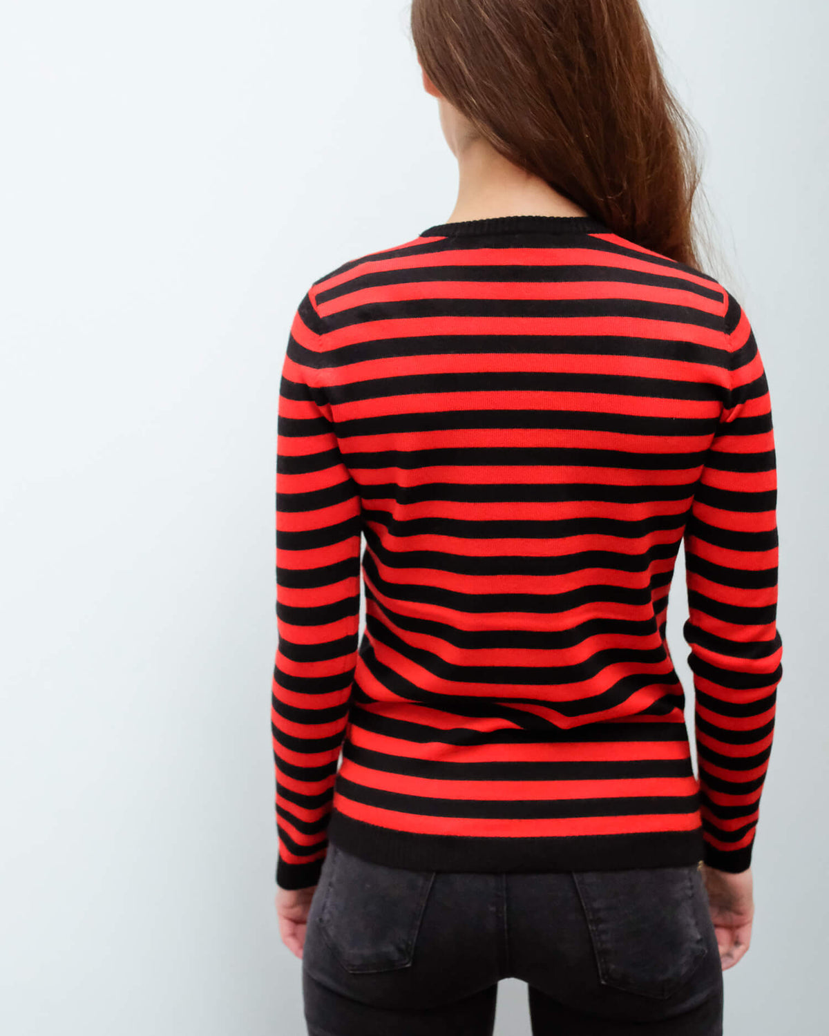 BF 1970 Striped jumper in red
