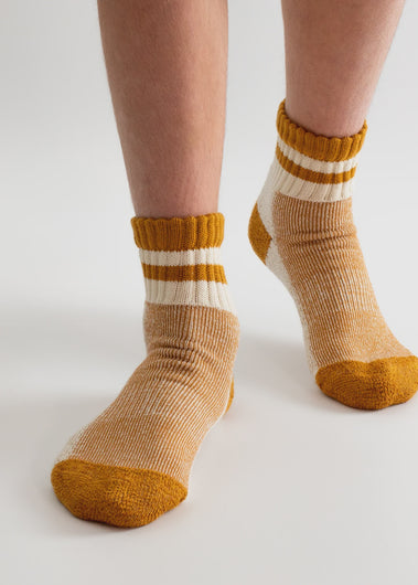 TL Tennis Socks in Mustard