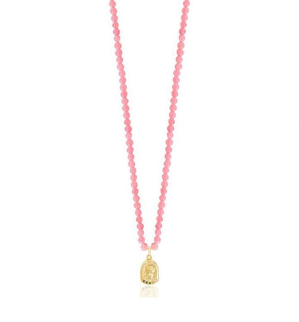 HERMINA Ygeia necklace in pink coral