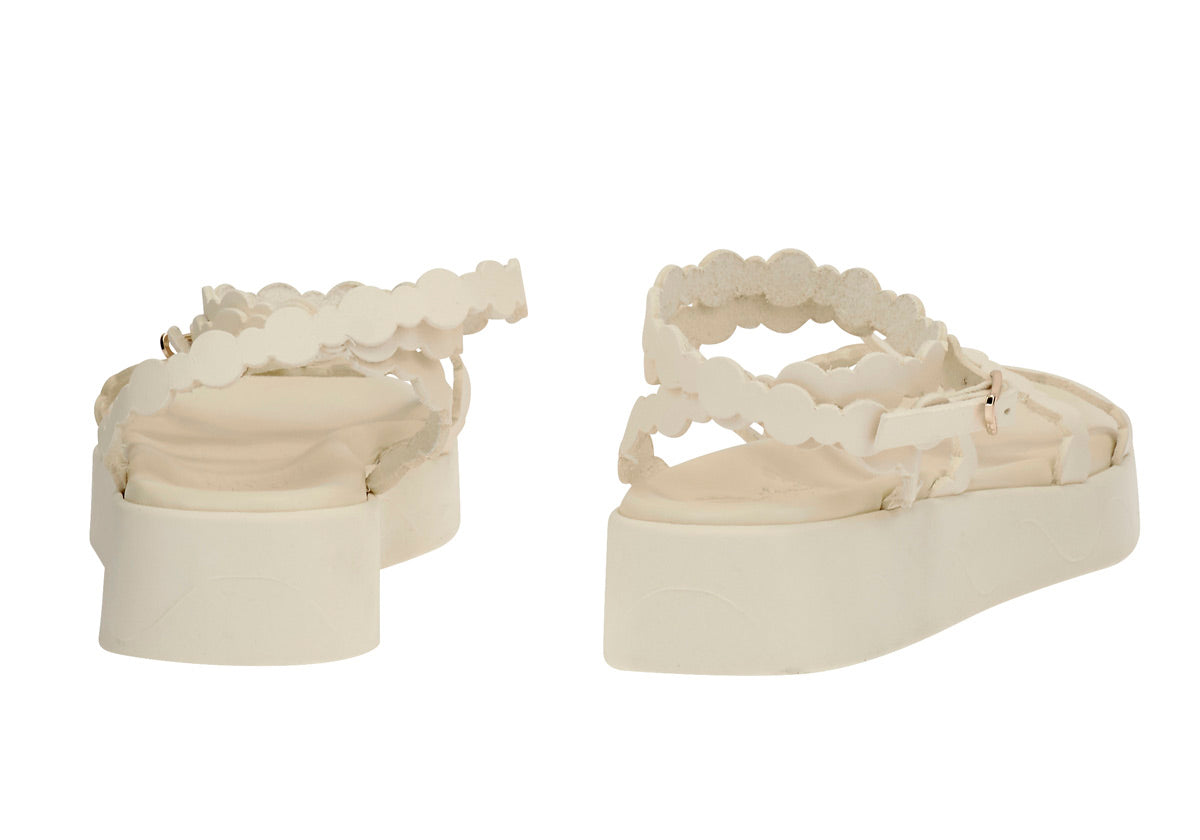 AGS Aspis Sandals in Off White