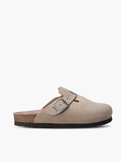 GENUINS Riva Clog in Taupe