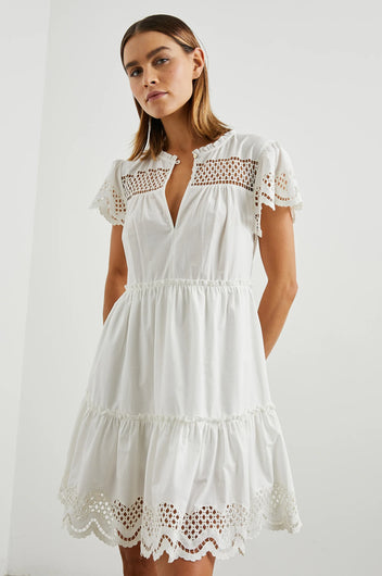 RAILS Lettie Dress in White