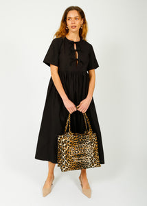 You added <b><u>GANNI F9199 Cotton Poplin Long Tie String Dress in Black</u></b> to your cart.