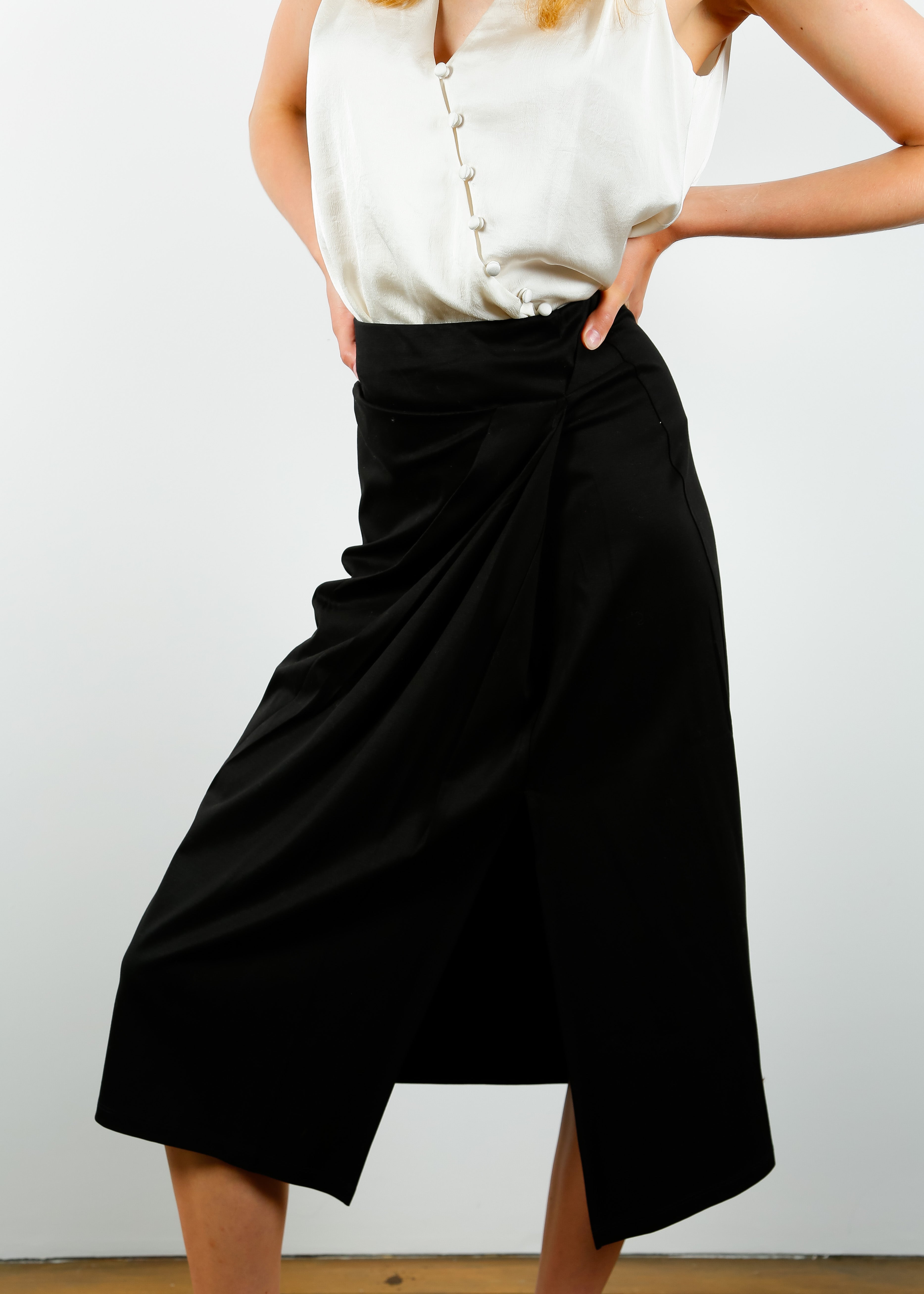 MM Burano Jersey Skirts in Black