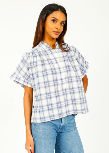 BR Pear Blouse in Check