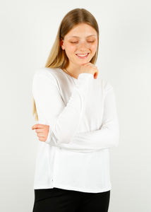 You added <b><u>R&B The Knit Long Sleeve Top in White</u></b> to your cart.