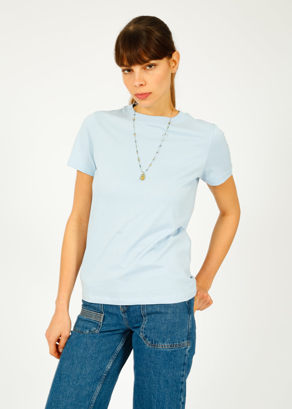 SLF Essential SS Tee in Cashmere Blue
