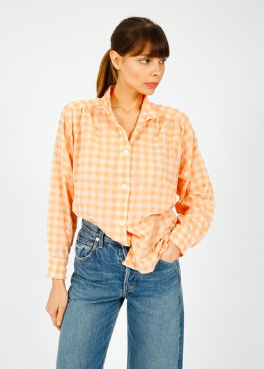 BR Peachy Blouse in Check A