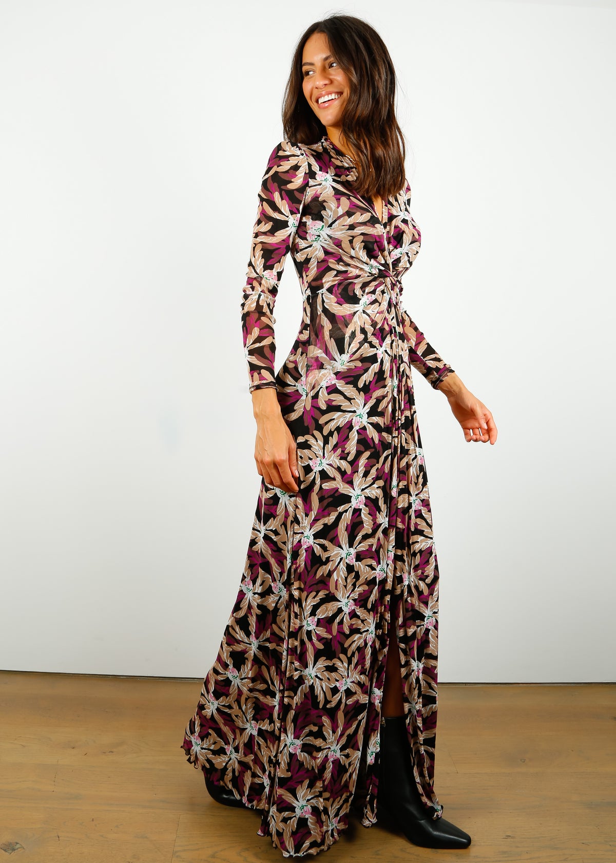 Diane Von Furstenberg DvF Lace evening gown in pale pink ref.949609 - Joli  Closet
