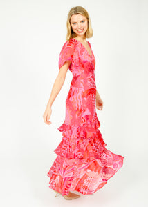 You added <b><u>RIXO GOLD Gilly Dress in Butterfly Devore Pink</u></b> to your cart.