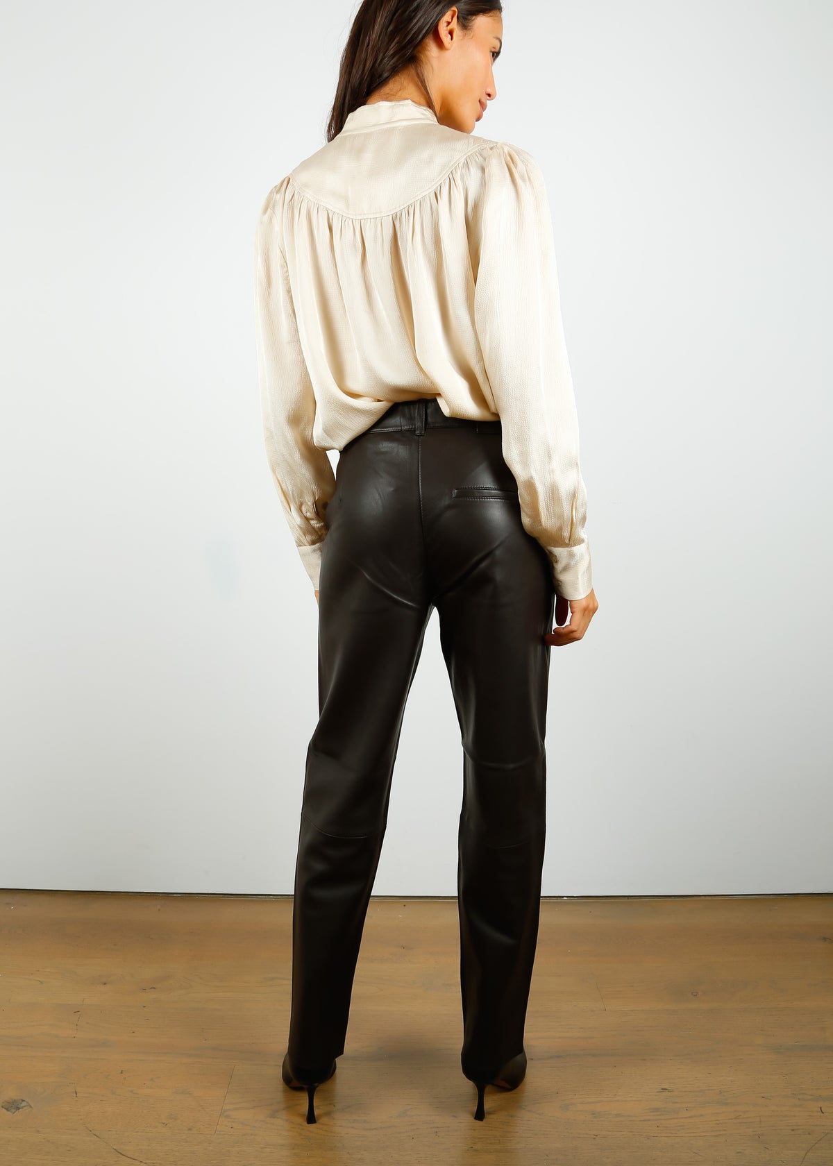 SLF Marie Leather Pants in Java