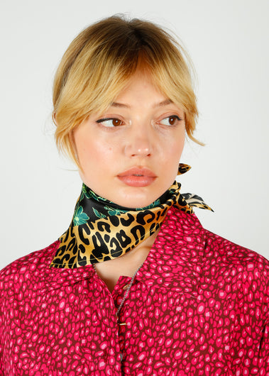 PPL Pheobe Small Scarf in Sketch Floral, Leo