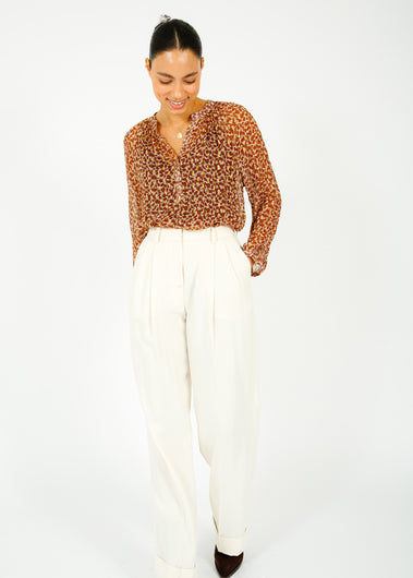 PPL Zion Top in Ditsy 04 Brown