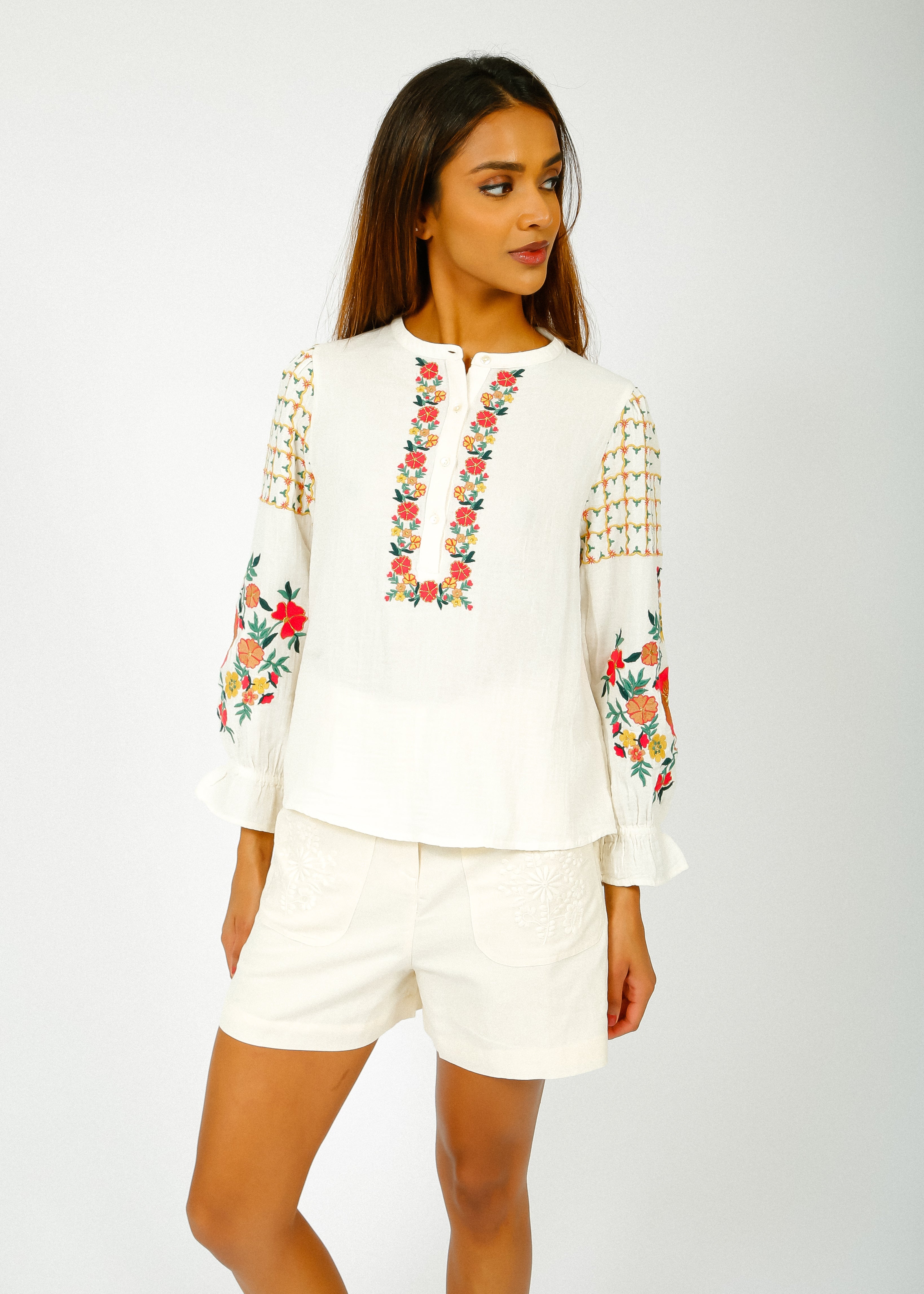 LM Marielle Blouse in Off White