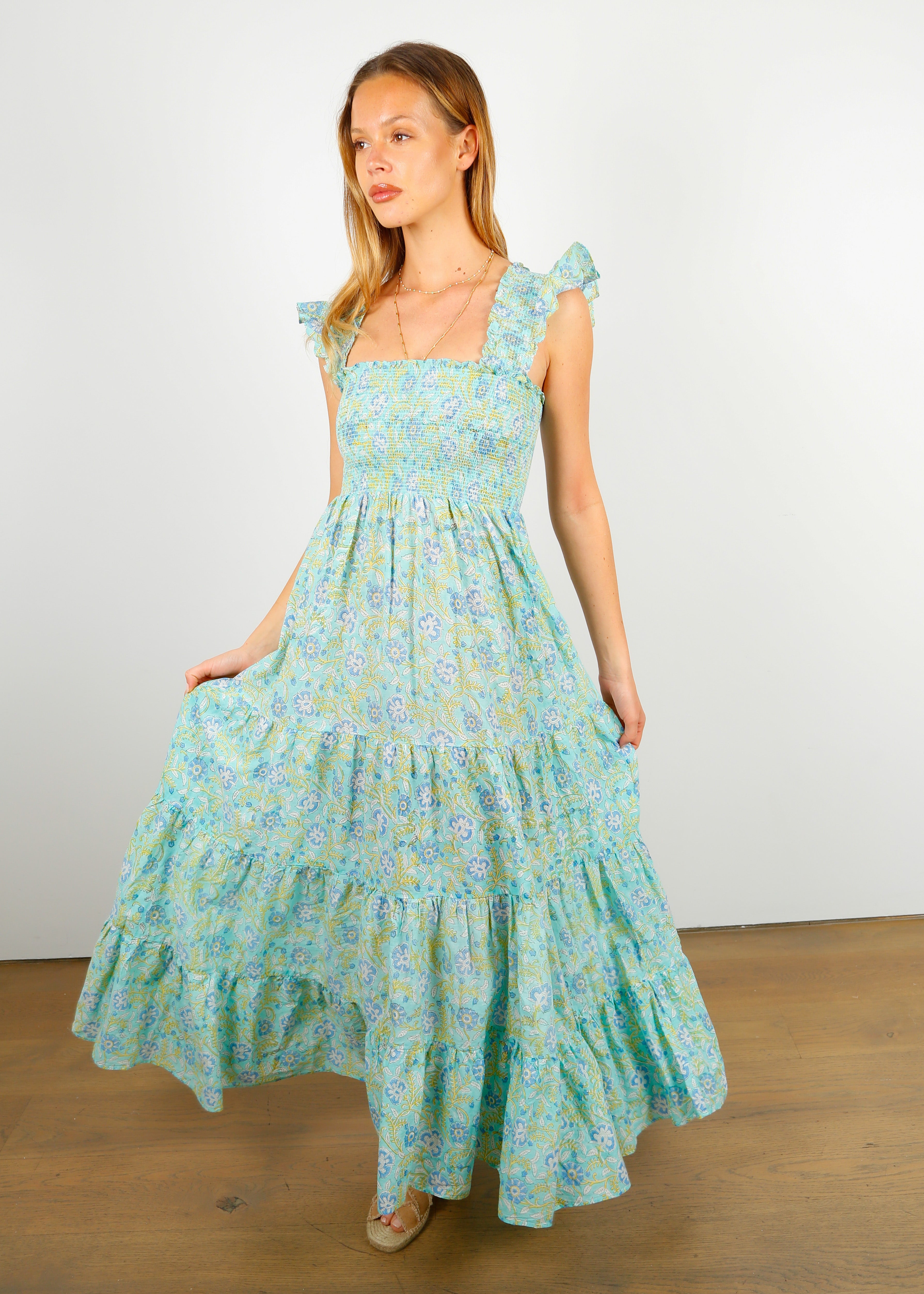 RIXO Kendall Dress in Sarasa Opal
