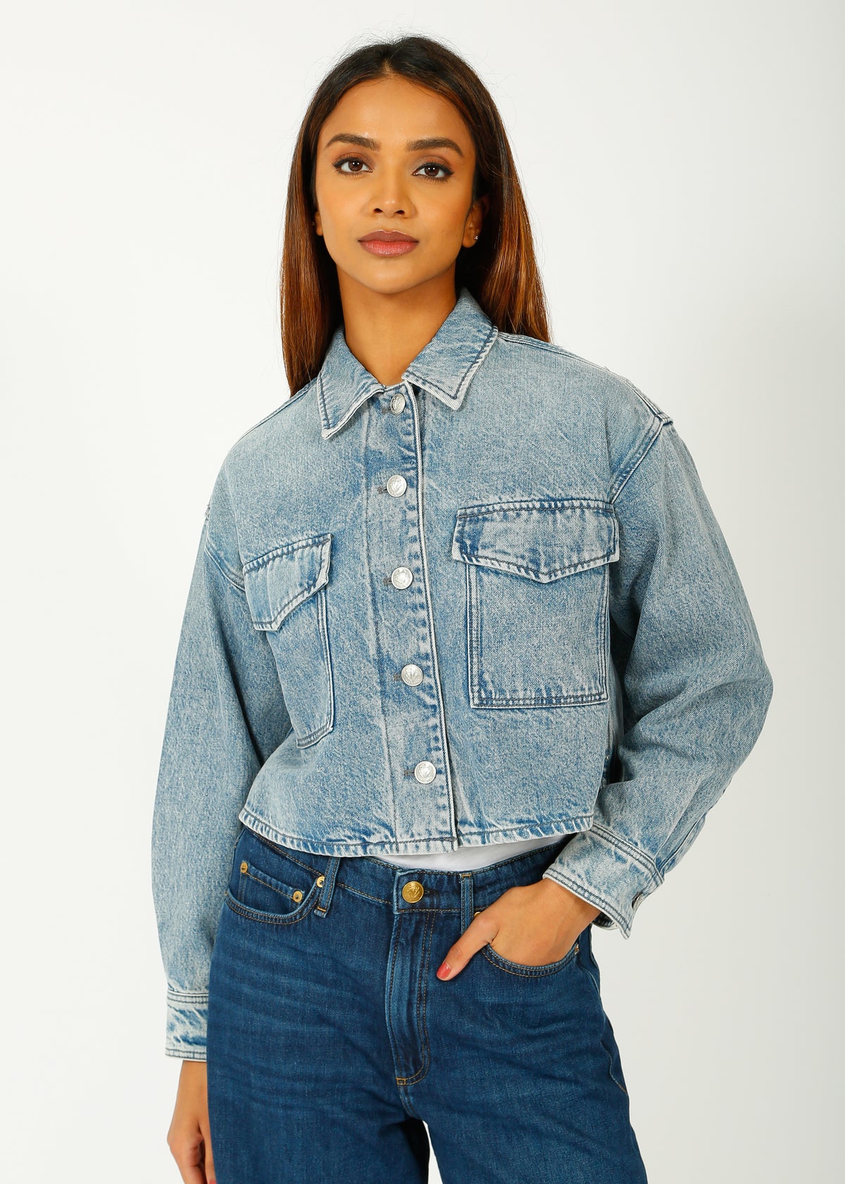 R&B Jaiden Shirt Jacket in Elle