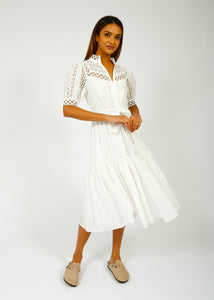 You added <b><u>SUNCOO Carla Dress in Blanc</u></b> to your cart.