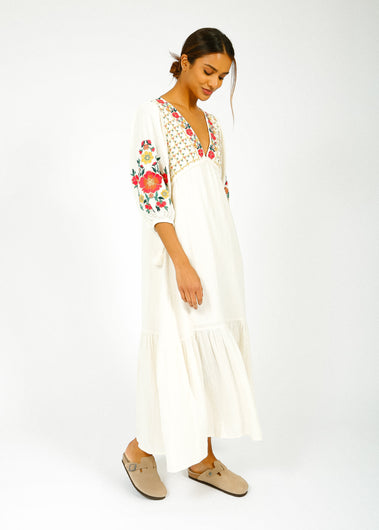 LM Bali Dress in Off White