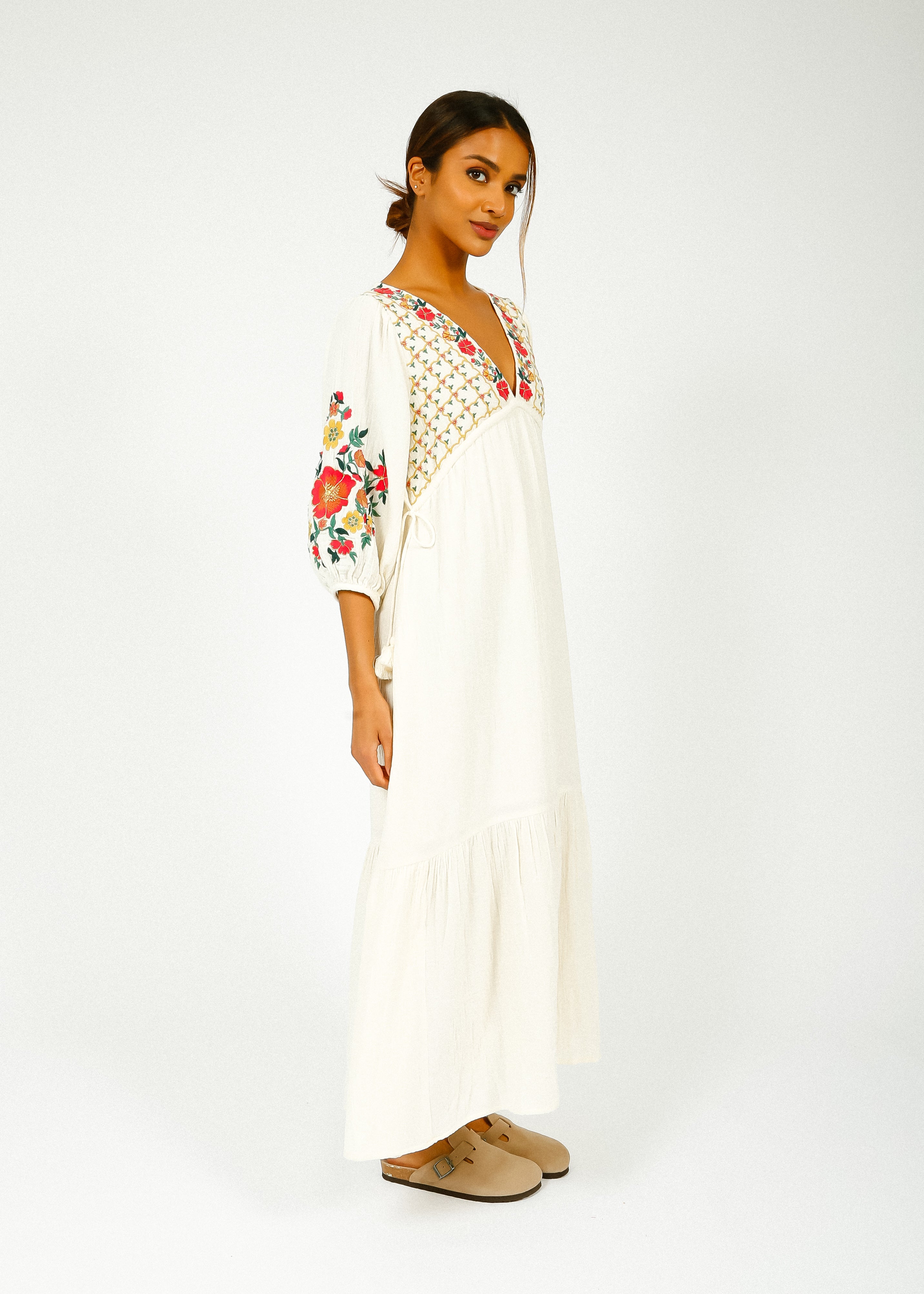 LM Bali Dress in Off White