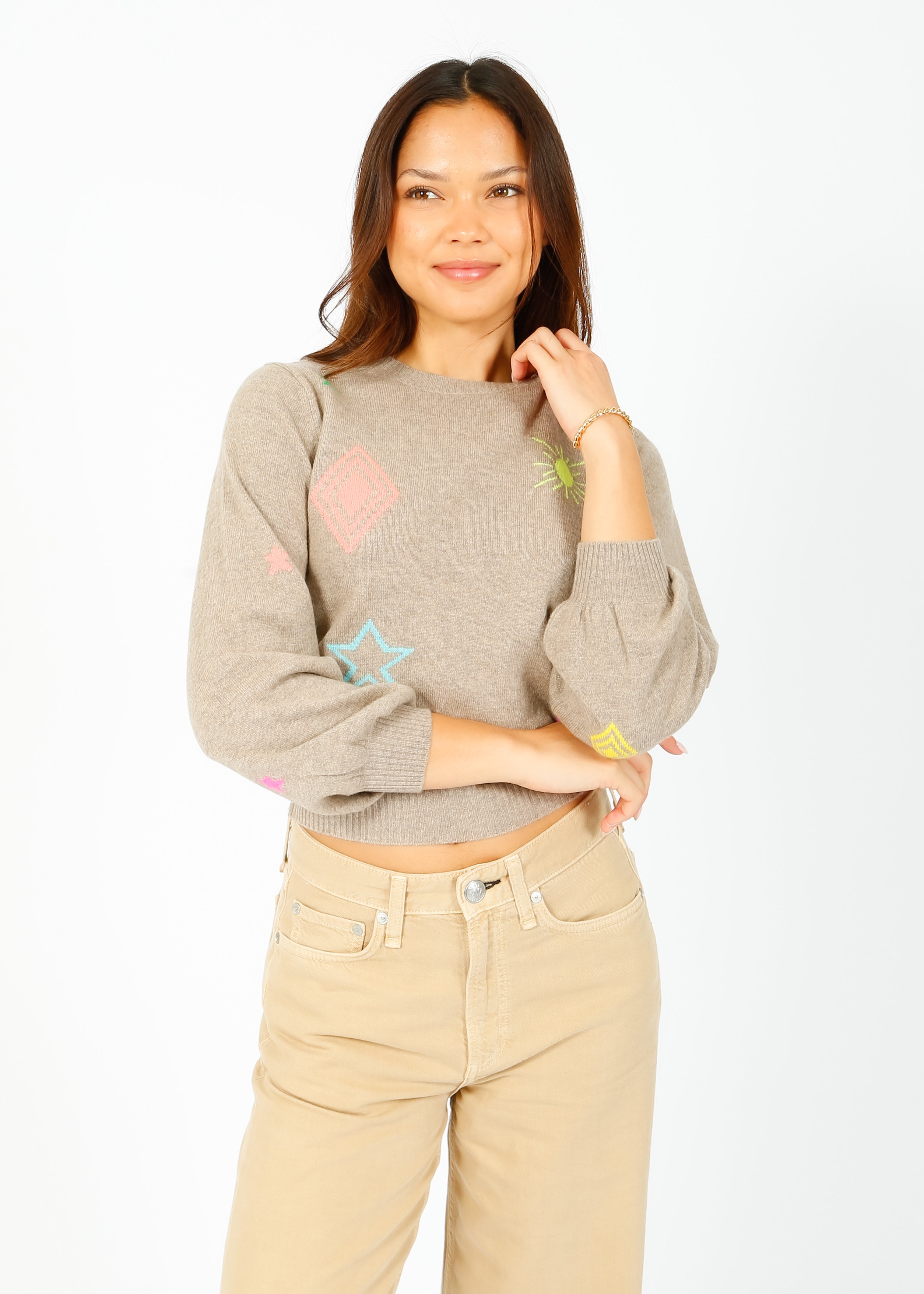 JU Cowboy Icon Crew in Light Brown