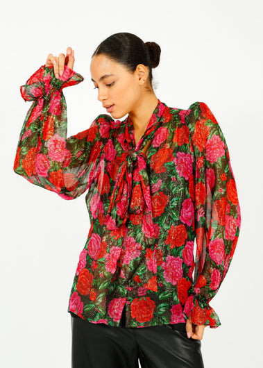 QOA Smith Blouse in Rose