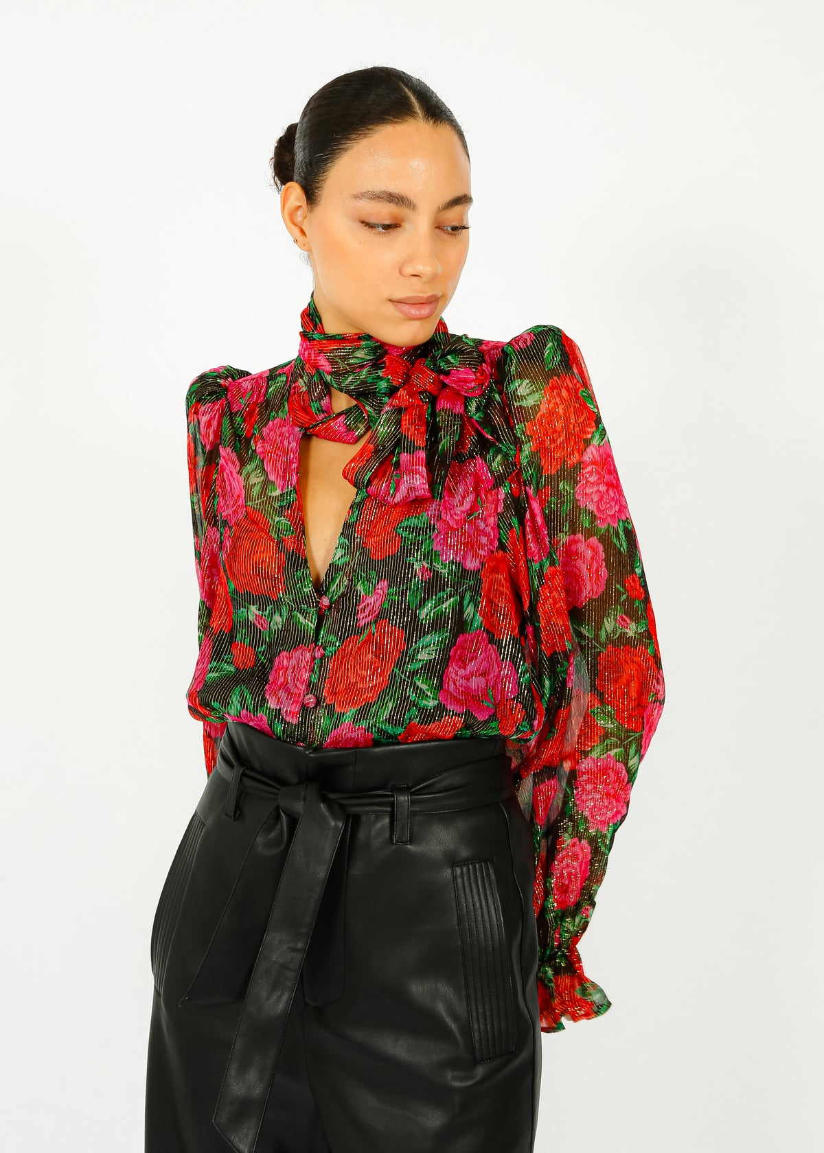QOA Smith Blouse in Rose