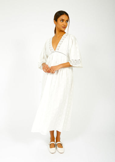 LM Majorelle Dress in Off White