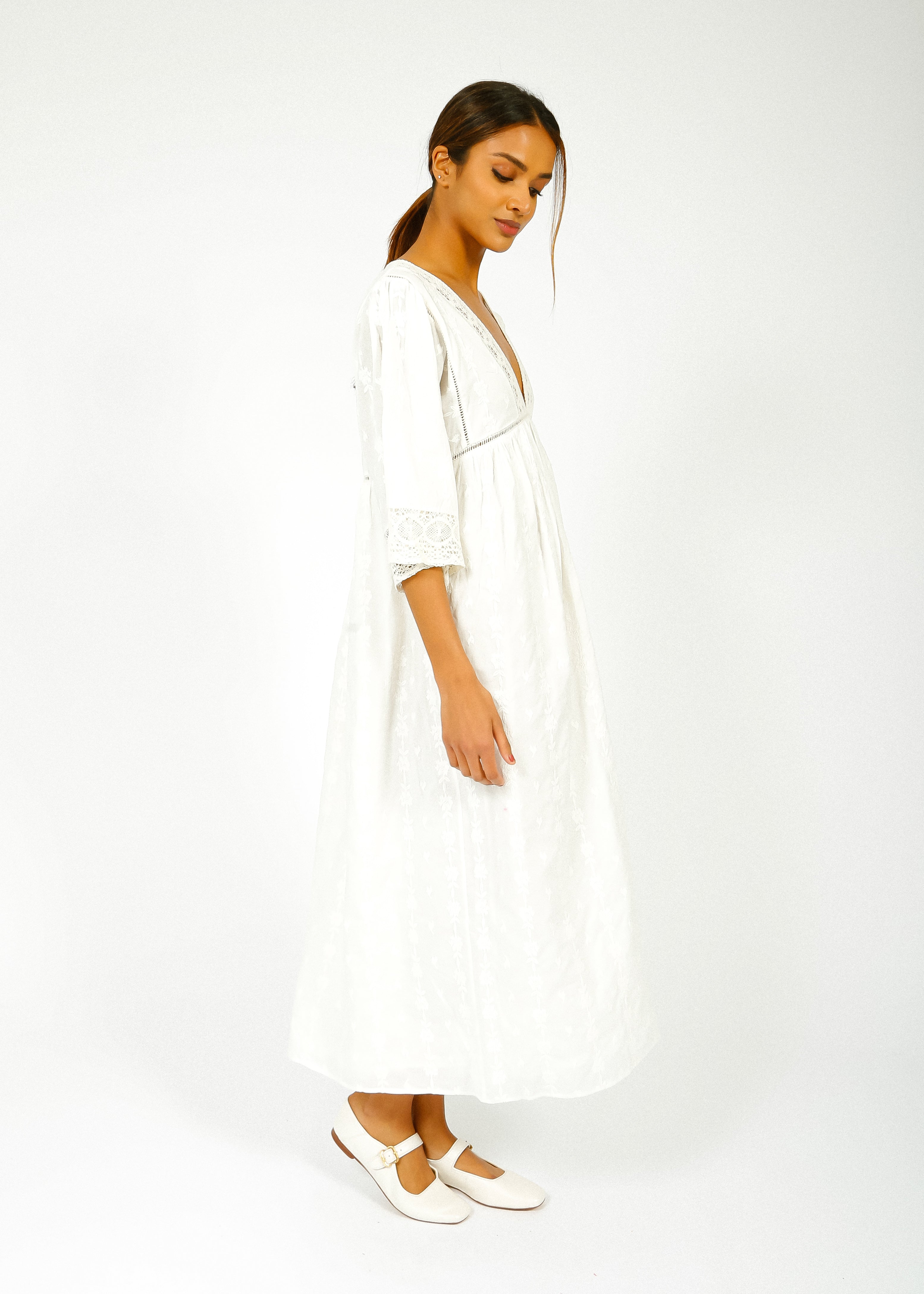 LM Majorelle Dress in Off White