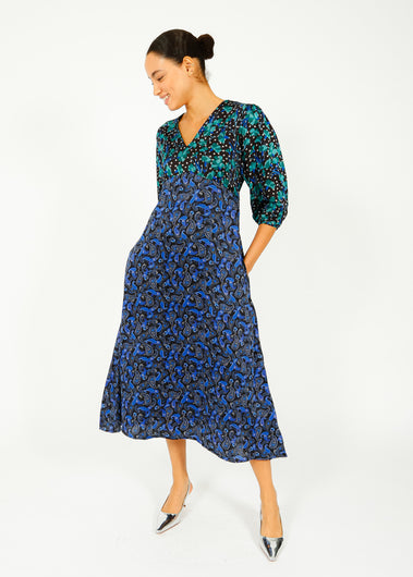 PPL Maggie Dress in Carnation 02, Paisley  01 Blues