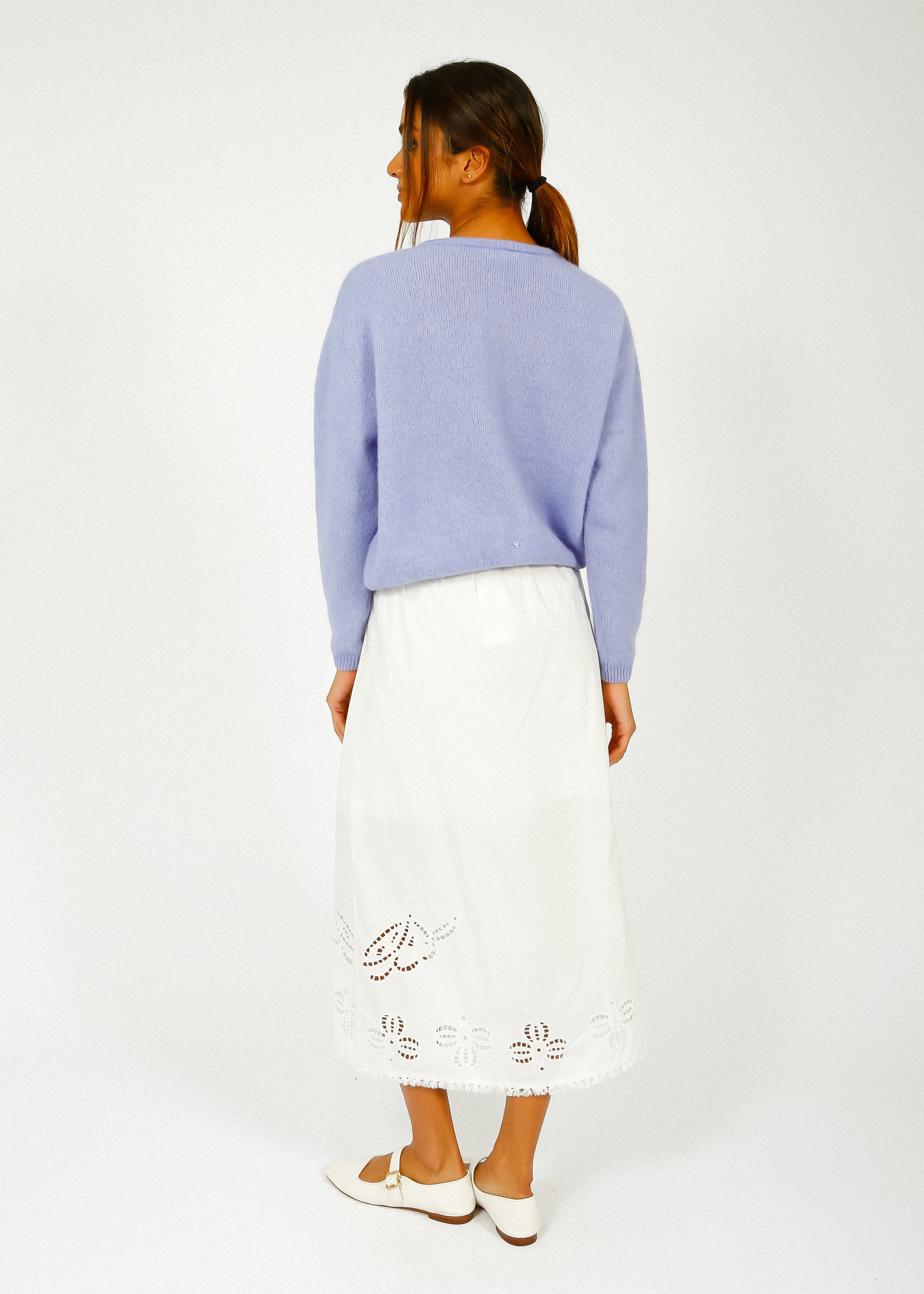 LM Paola Skirt in White