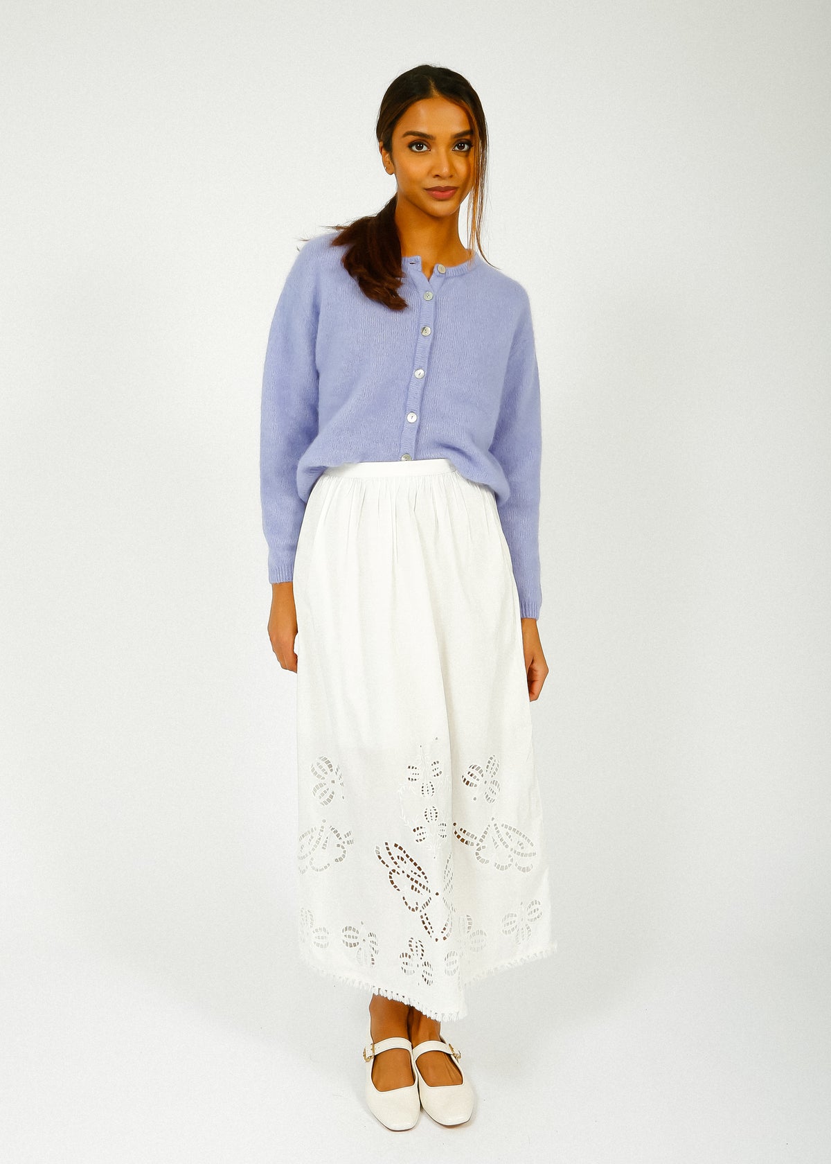 LM Paola Skirt in White