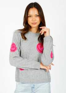 You added <b><u>JU All Over Hearts Sweat in Mid Grey</u></b> to your cart.