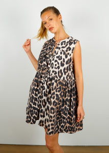 You added <b><u>GANNI J1174 Printed Denim Mini Dress in Leopard</u></b> to your cart.