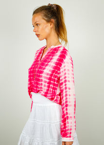 You added <b><u>PPL Sandy Open Shirt in Tie Dye Fandango Pink</u></b> to your cart.