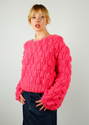 DAWN X DARE Angel Knit in Super Pink