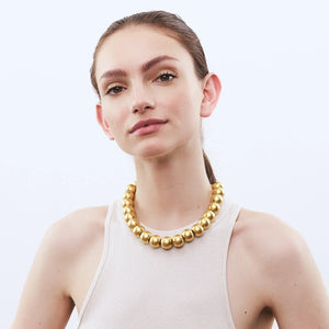 You added <b><u>VBARONI  Small bead Necklace in Gold Vintage</u></b> to your cart.