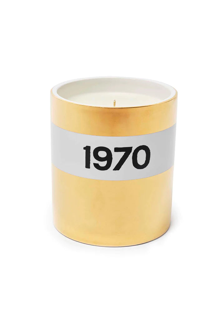 BF 1970 Ceramic Mineral Wax Candle in Gold