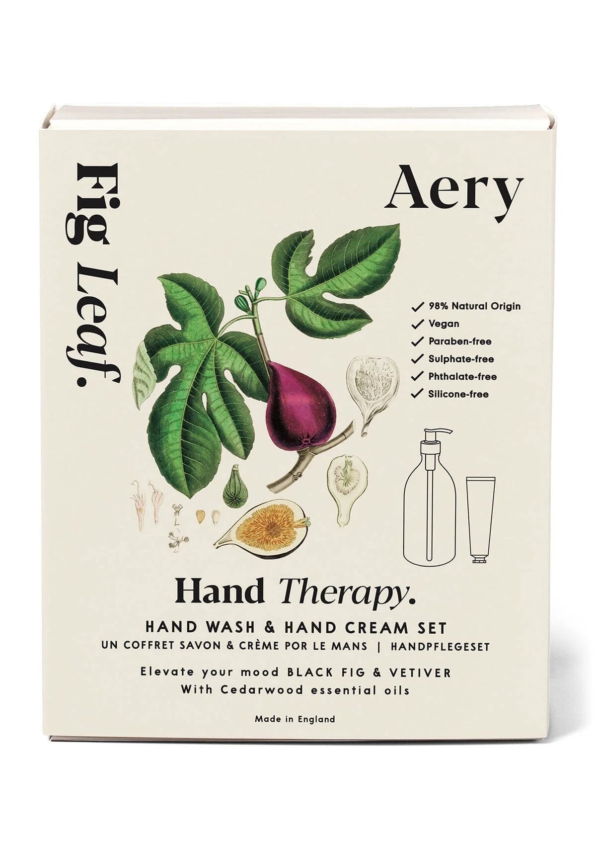 AERY Fig Leaf Hand Therapy Gift Set