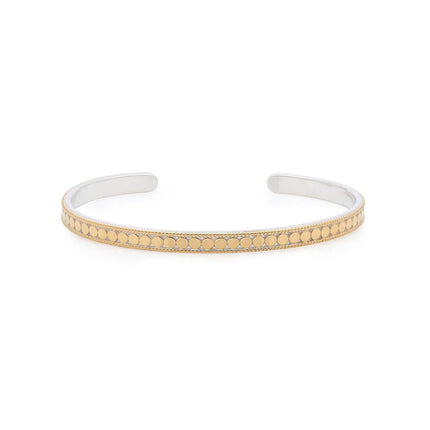 AB 0200C gold and silver slim bracelet