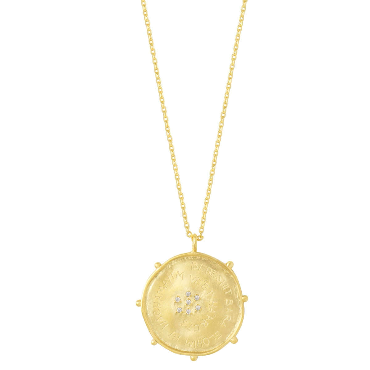 LH Eden Disc Necklace in Gold