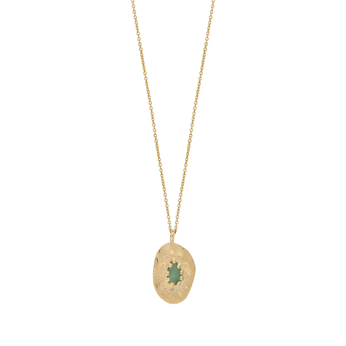 LH Felix Emerald Necklace in Gold