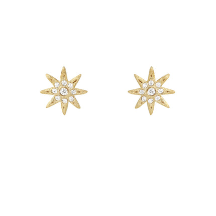 LH Electra Star Studs in Gold