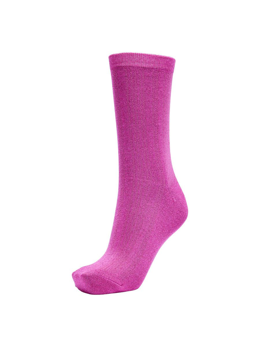 SLF Lana Socks in Pink Peacock