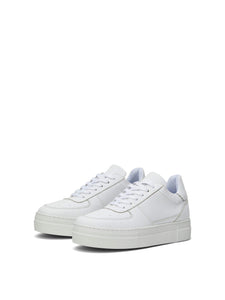 You added <b><u>SLF Harper Leather Trainers in White</u></b> to your cart.