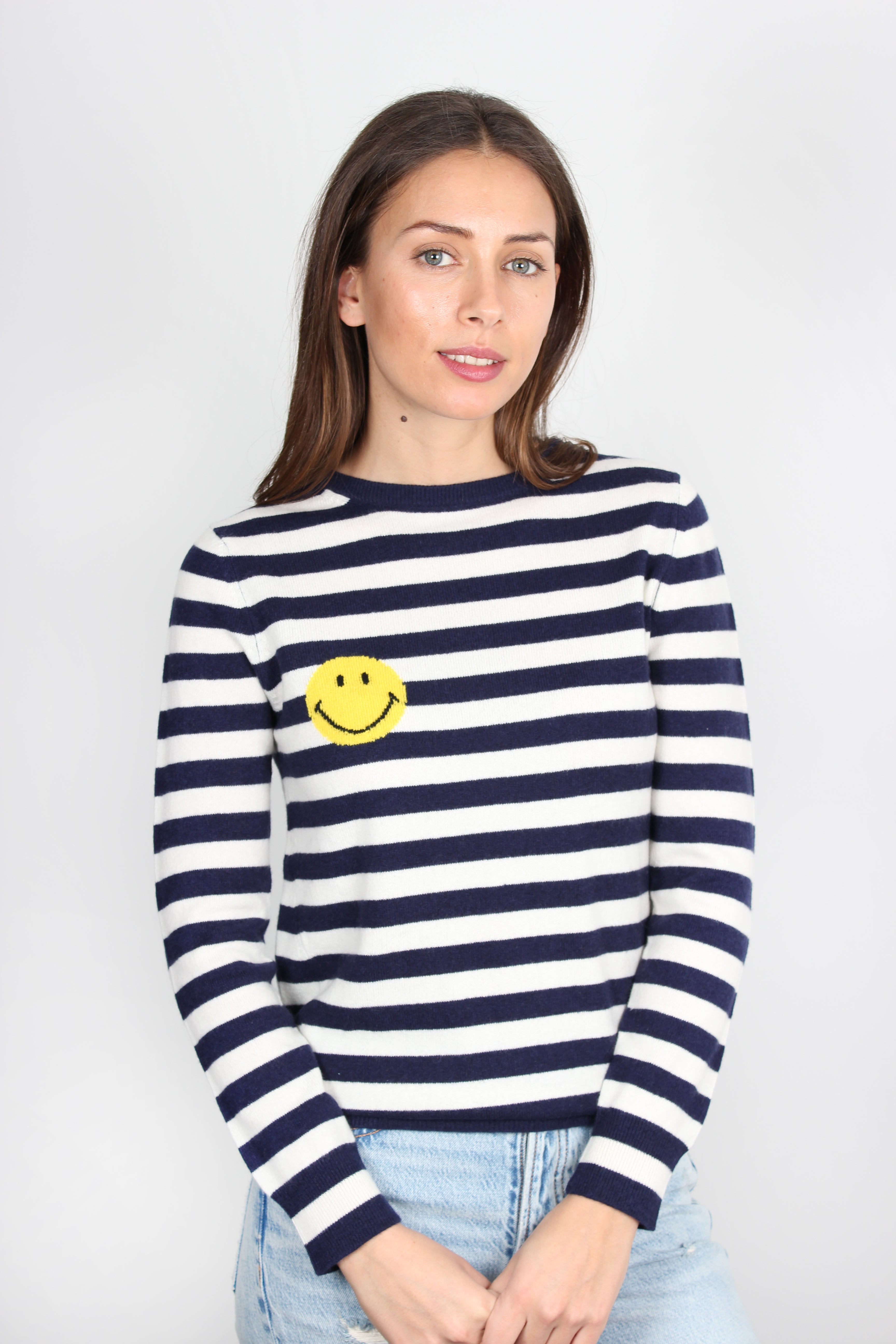 Jumper 1234 Smiley striped cashmere jumper